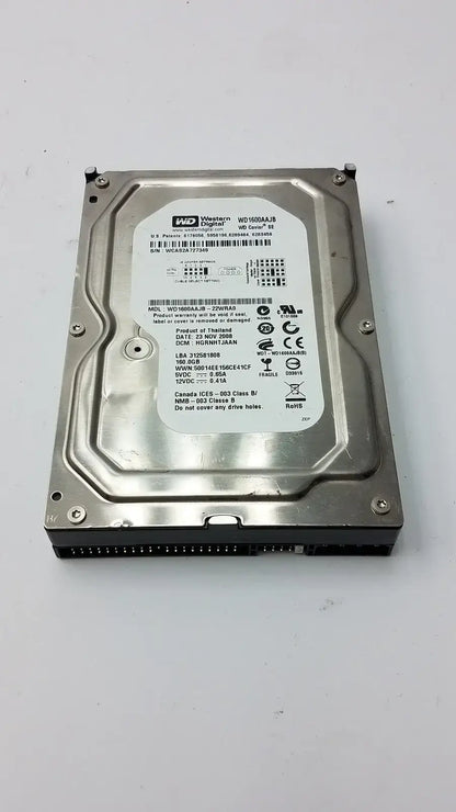 Western Digital WD1600AAJB 160GB PATA / Ultra ATA100 Hard Drive – 3.5’’ HDD - Internal