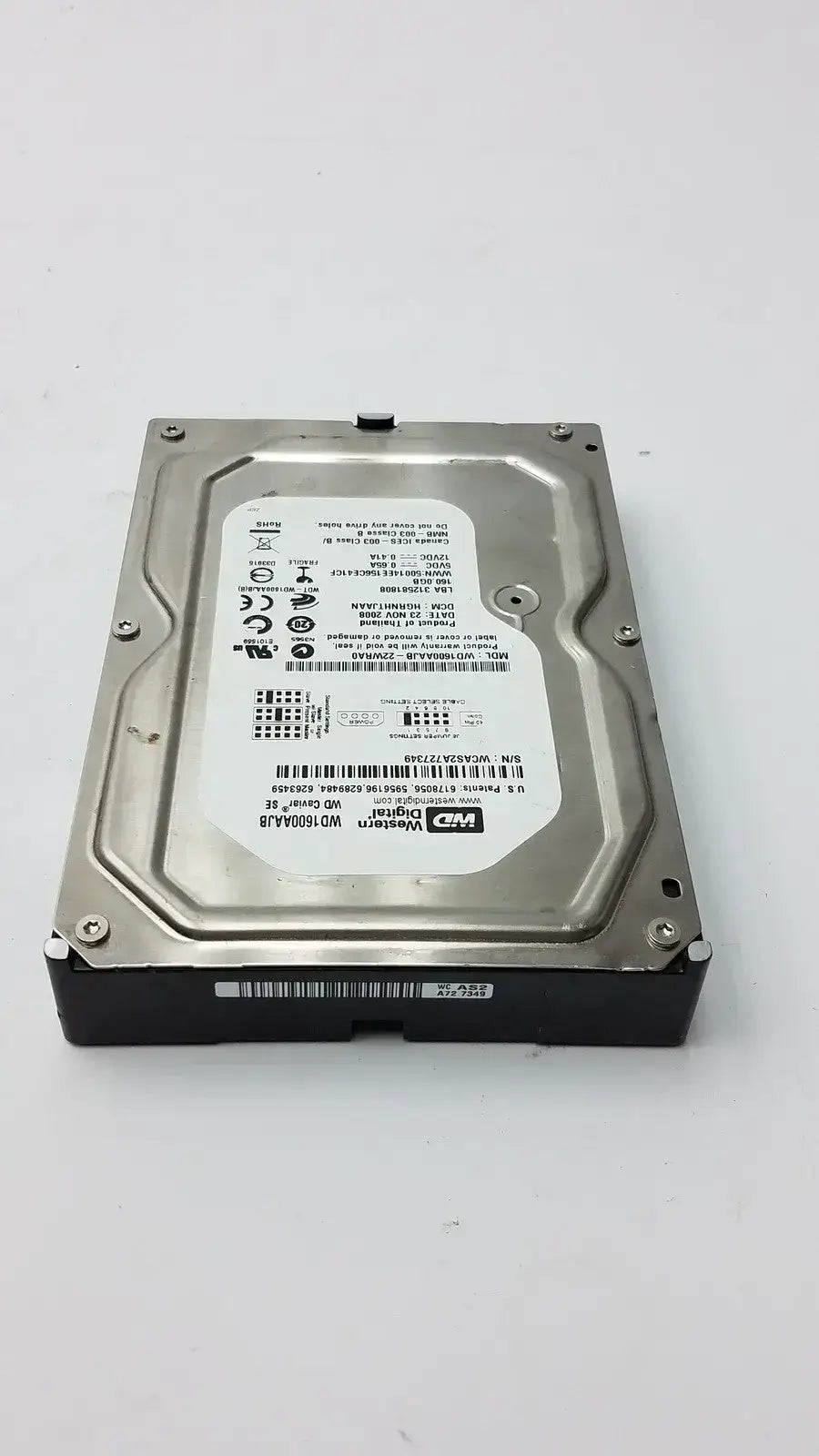 Western Digital WD1600AAJB 160GB PATA / Ultra ATA100 Hard Drive – 3.5’’ HDD - Internal