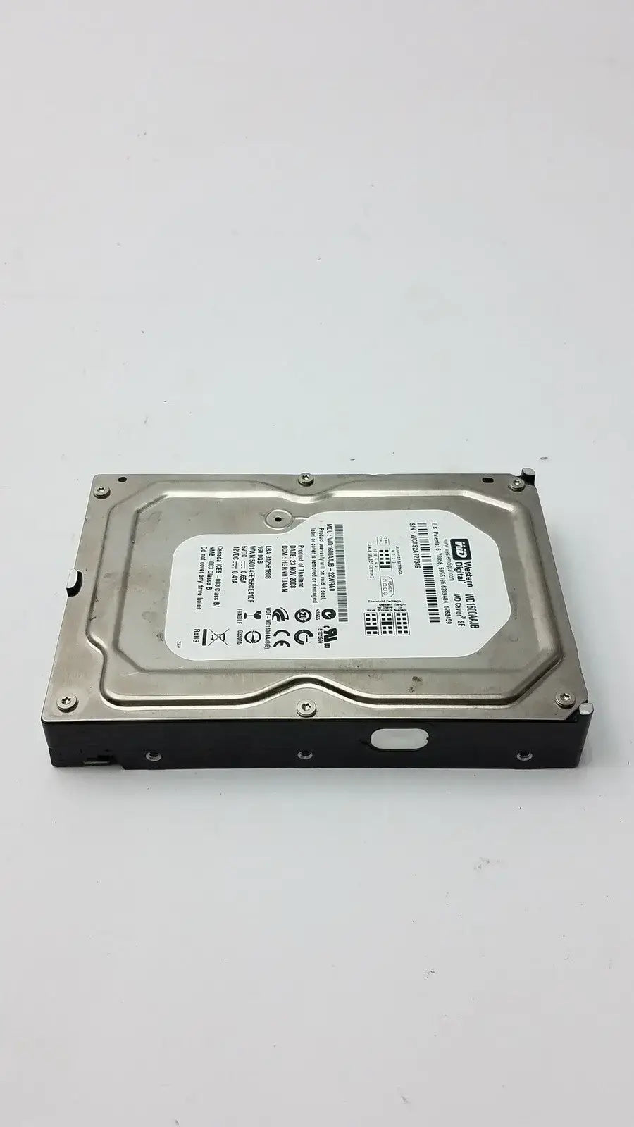 Western Digital WD1600AAJB 160GB PATA / Ultra ATA100 Hard Drive – 3.5’’ HDD - Internal