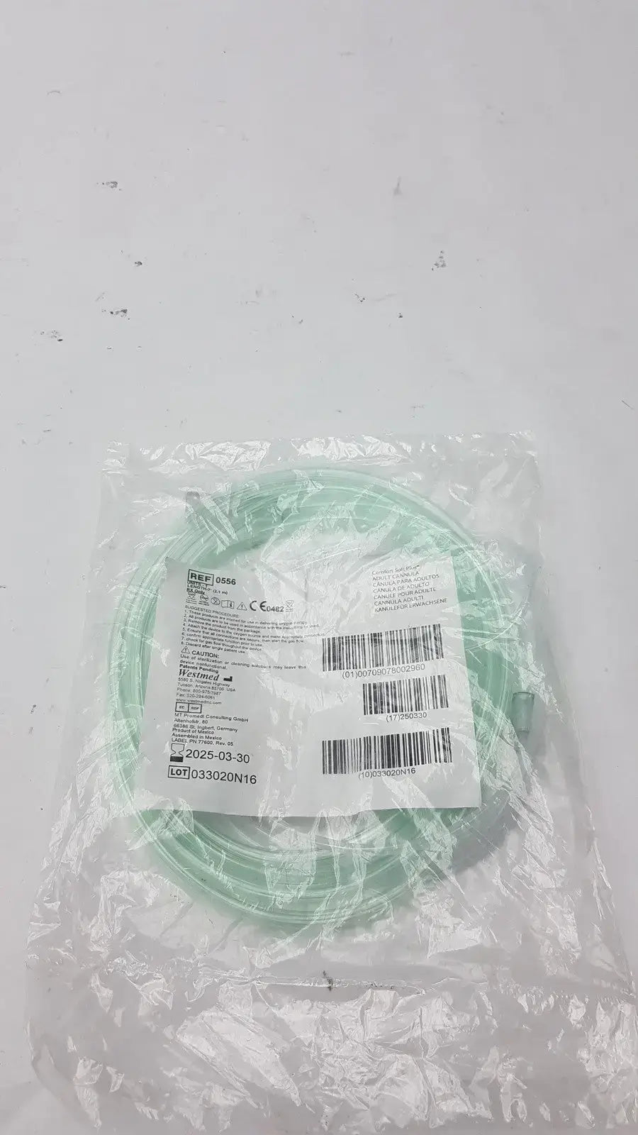 Westmed 0556 Adult Cannula with Kink Resistant Tubing - Nasal
