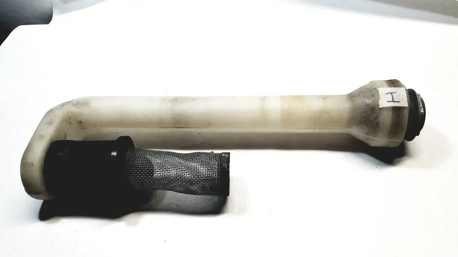 White Plastic Hose Pipe with Filter - Replacement