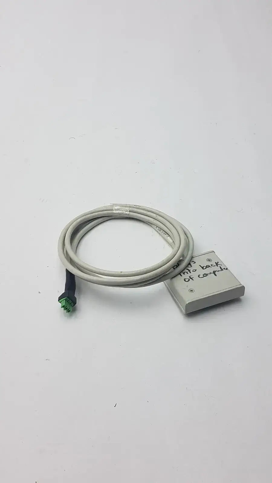 White Switch With Green Lead 27-438-01 Rev A - Electrical Component