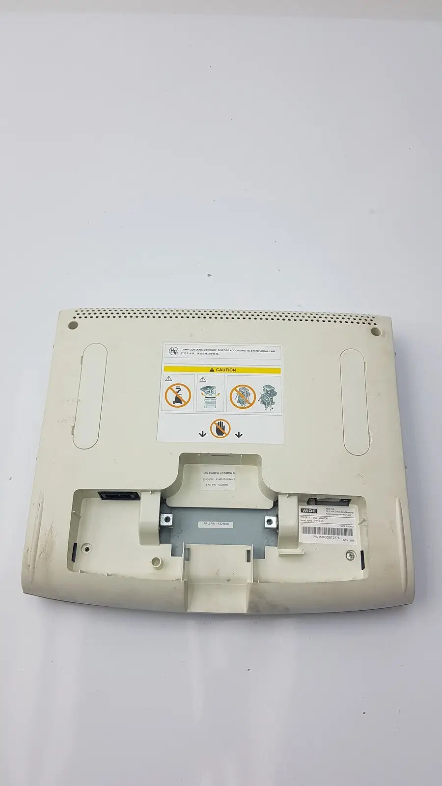 Wide Color TFT LCD Monitor Model No FW15LXG