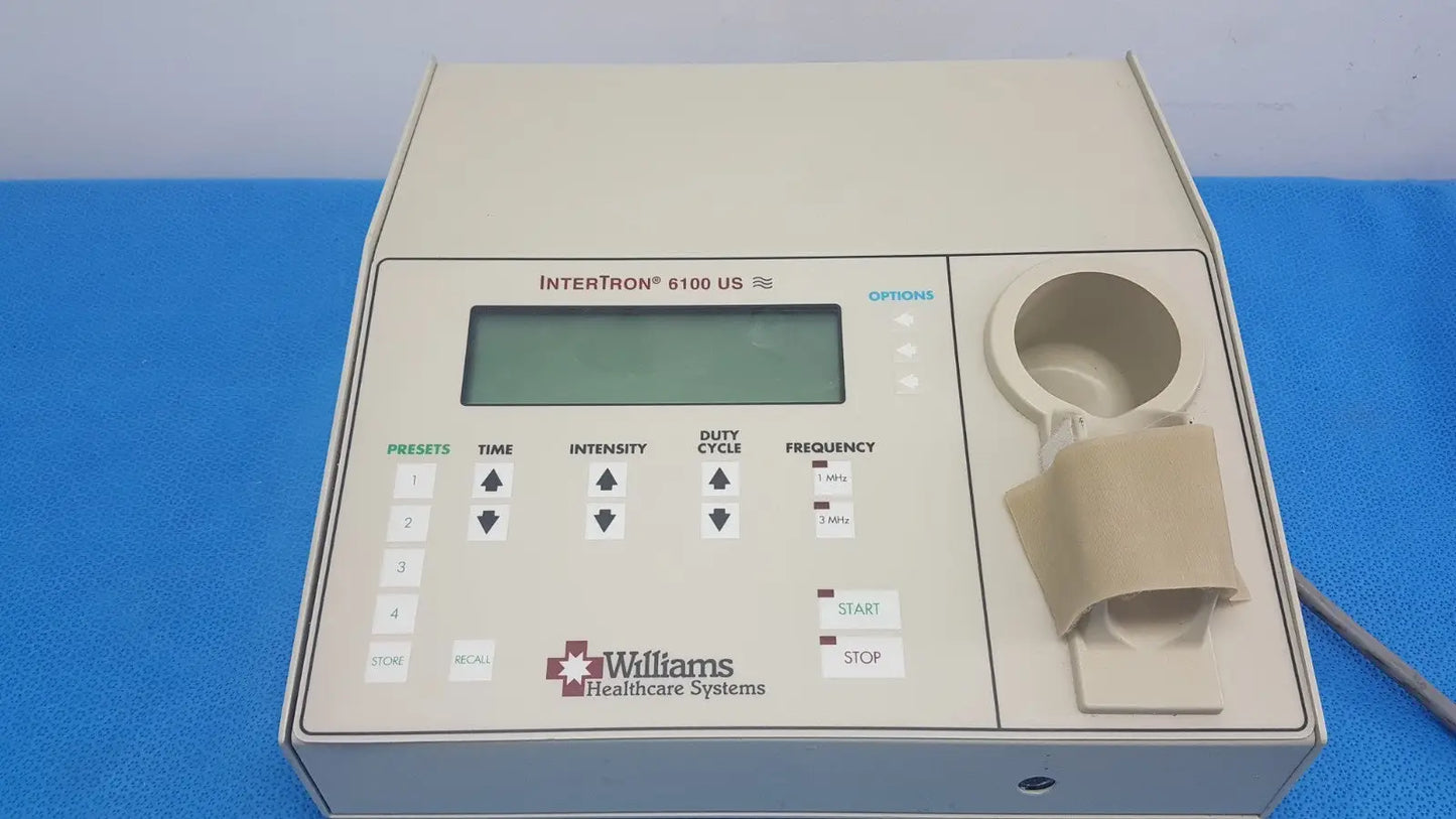 Williams 6100 Ultrasound Therapeutic Device – Clinical Physical Therapy Machine