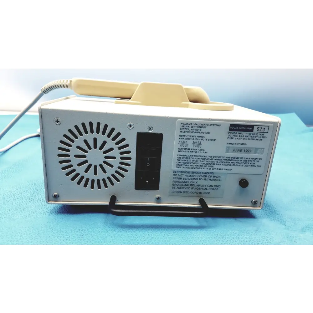 Williams Intertron 600 Physiotherapy Machine - machine