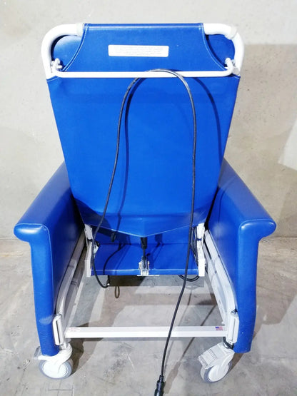 Winco 694 Care Recliner Dialysis chair +Back Massager Vibrate +Side Trays - Patient Chair