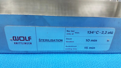 Wolf Knittlingen Sterilization Case Tray With Lid