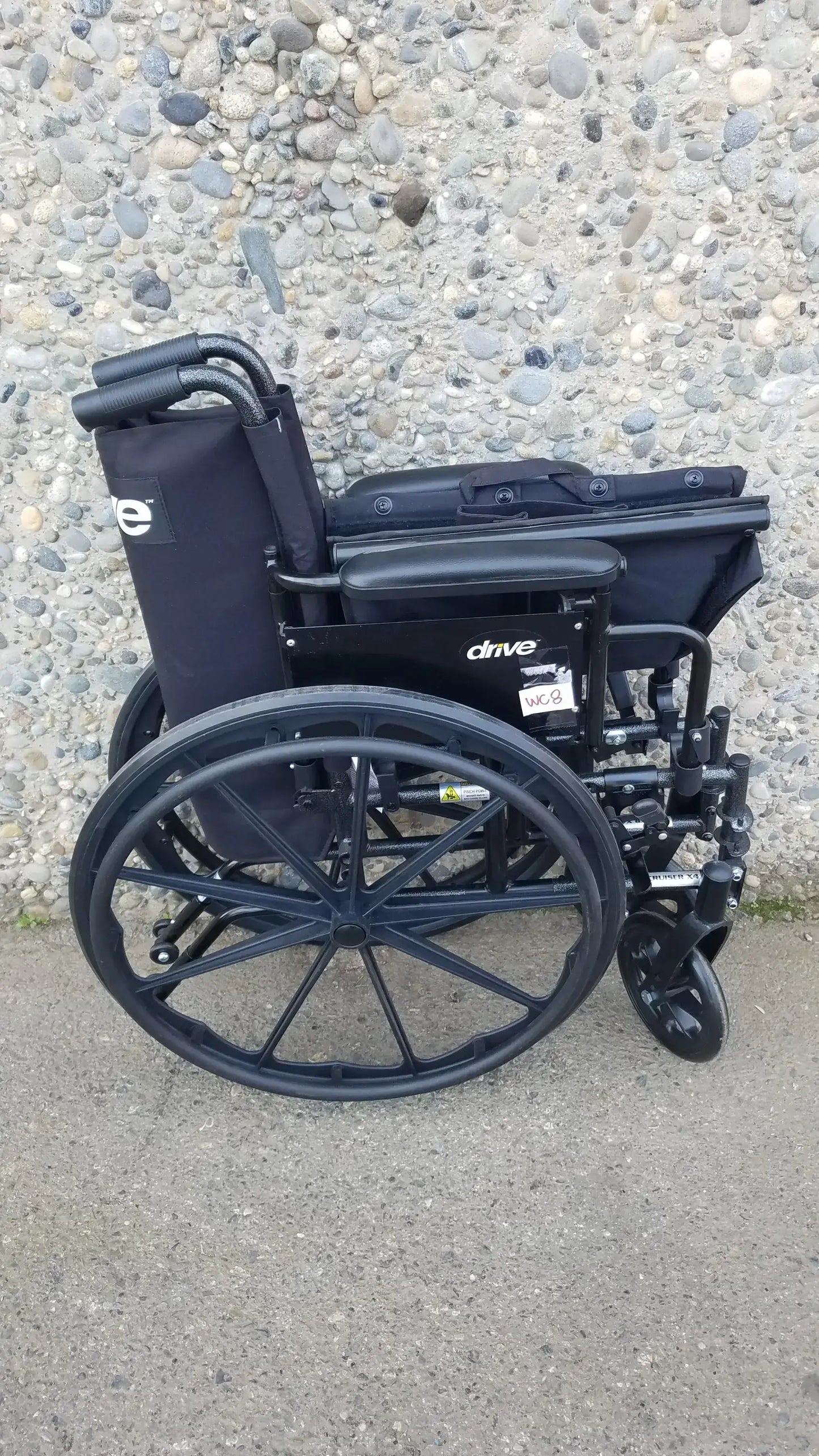 X4 Transport Wheelchair by Drive Medical – Foldable & Lightweight