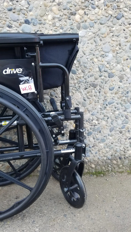 X4 Transport Wheelchair by Drive Medical – Foldable & Lightweight