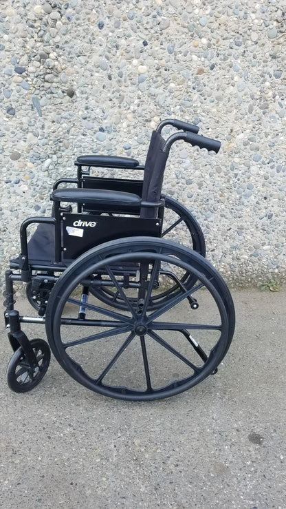 X4 Transport Wheelchair by Drive Medical – Foldable & Lightweight