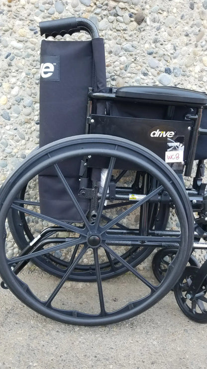 X4 Transport Wheelchair by Drive Medical – Foldable & Lightweight