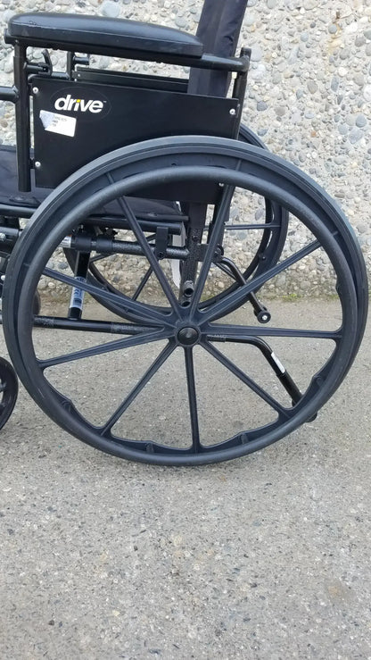 X4 Transport Wheelchair by Drive Medical – Foldable & Lightweight