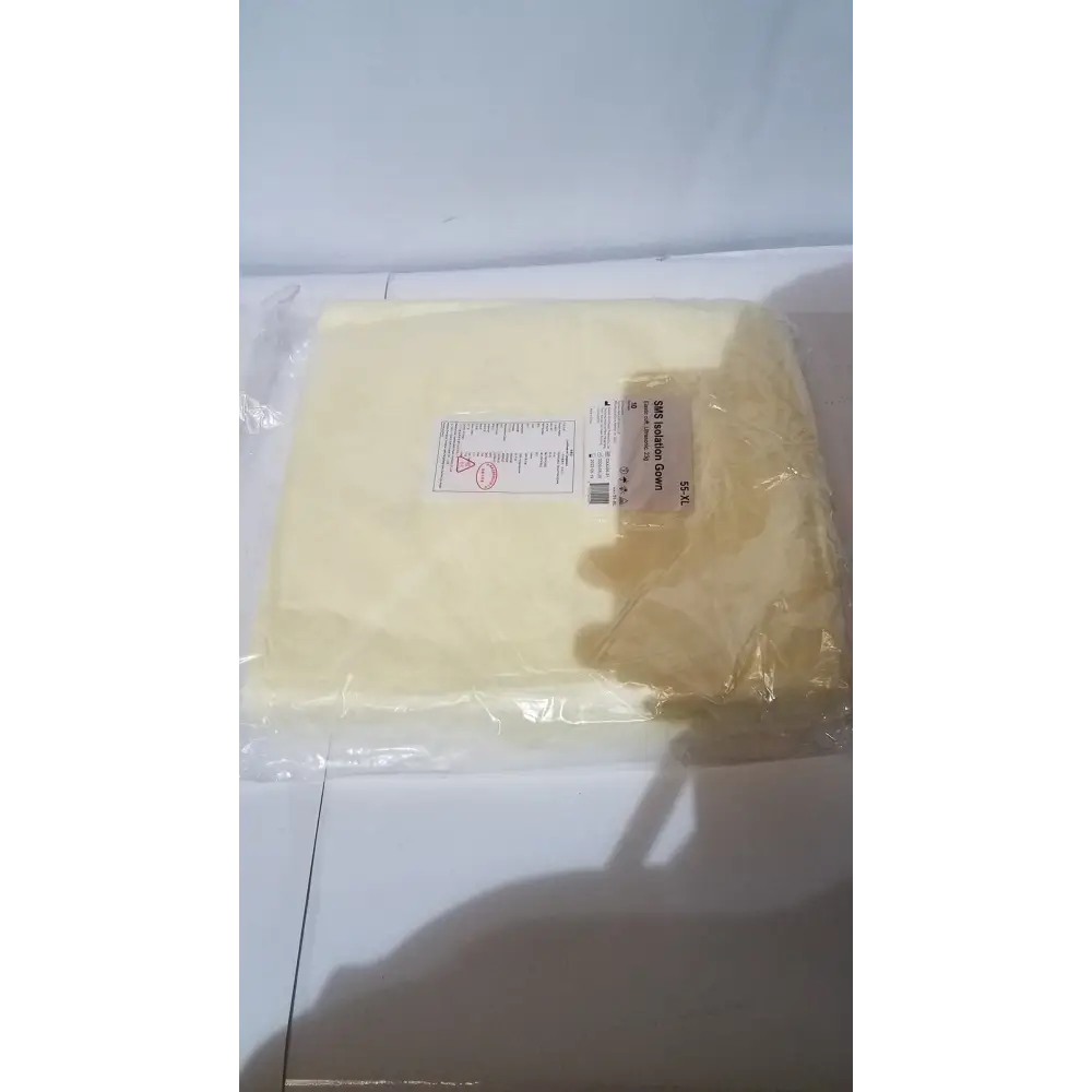 XIANTAO 55-XL SMS Isolation Gown with Elastic Cuff – Ultrasonic Sealed 23g