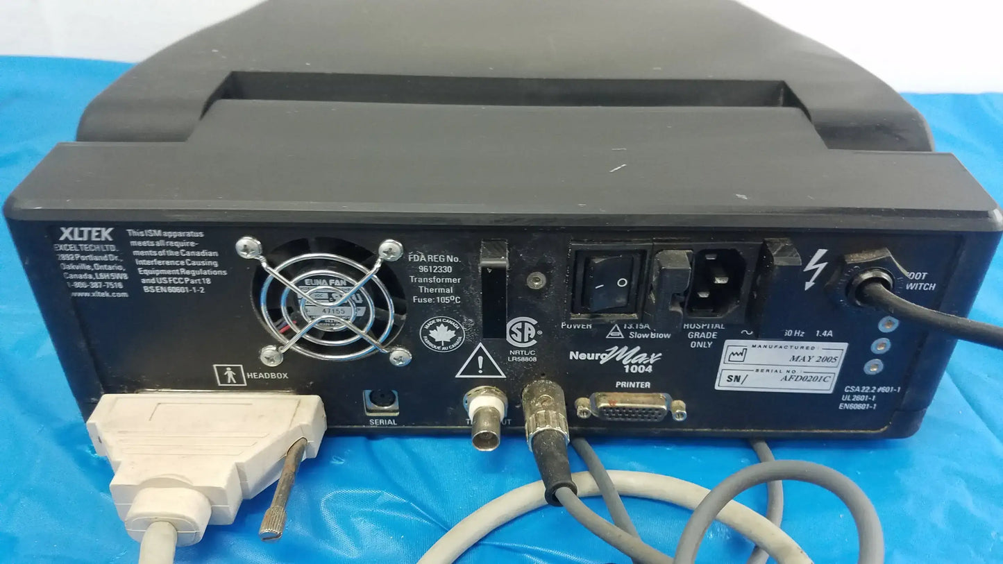 XLTEK NeuroMax 1004 EMG System with 4-Channel Pre-Amplifier Stim Probe & Pedal - Electromyography diagnostic system