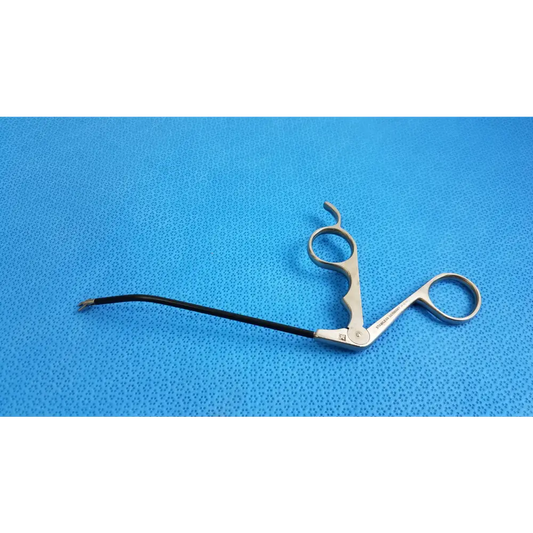 Xomed Curved Left Stainless Steel Surgical Scissors