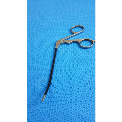 Xomed Curved Left Stainless Steel Surgical Scissors