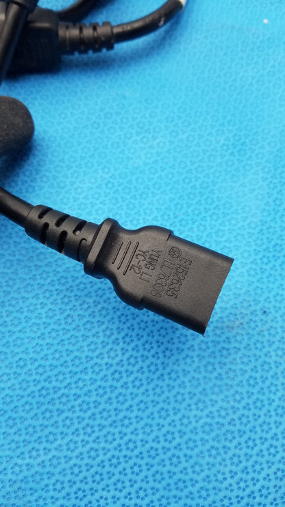 Yung Li YC-12 IEC C14 to Triple C13 Female 3-Way Power Splitter Cord