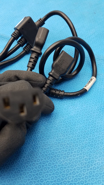 Yung Li YC-12 IEC C14 to Triple C13 Female 3-Way Power Splitter Cord