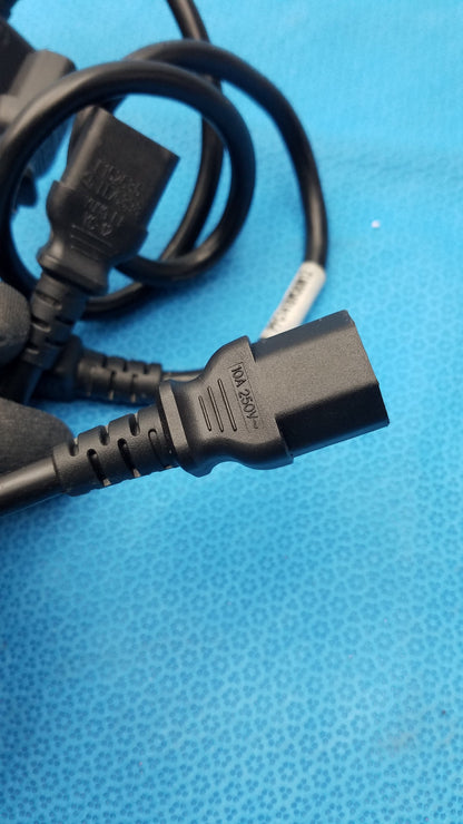 Yung Li YC-12 IEC C14 to Triple C13 Female 3-Way Power Splitter Cord