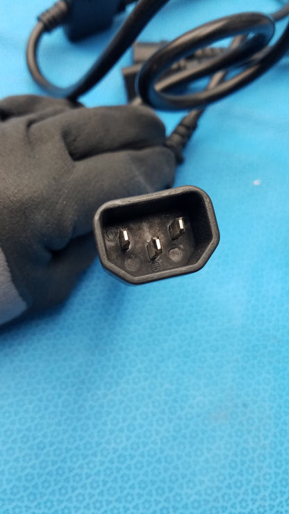 Yung Li YC-12 IEC C14 to Triple C13 Female 3-Way Power Splitter Cord