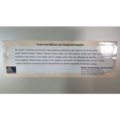 Zebra 105SL Thermal Label Printer