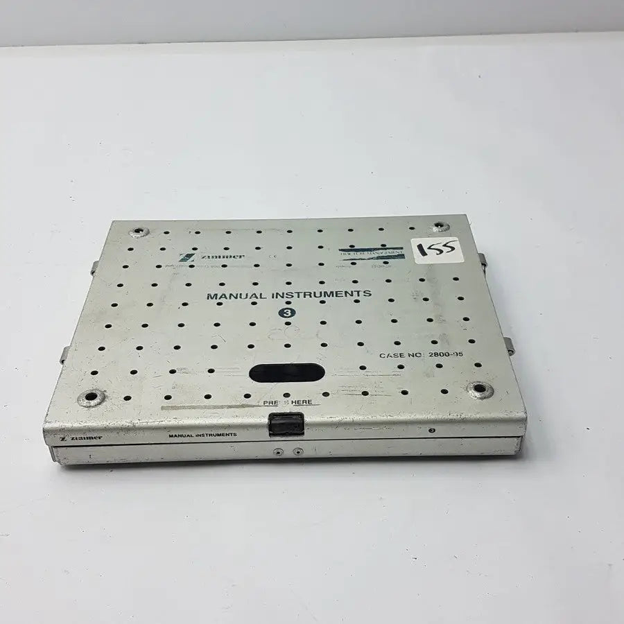 Zimmer 2800-95 Fracture Management Manual Instruments Sterilization Case
