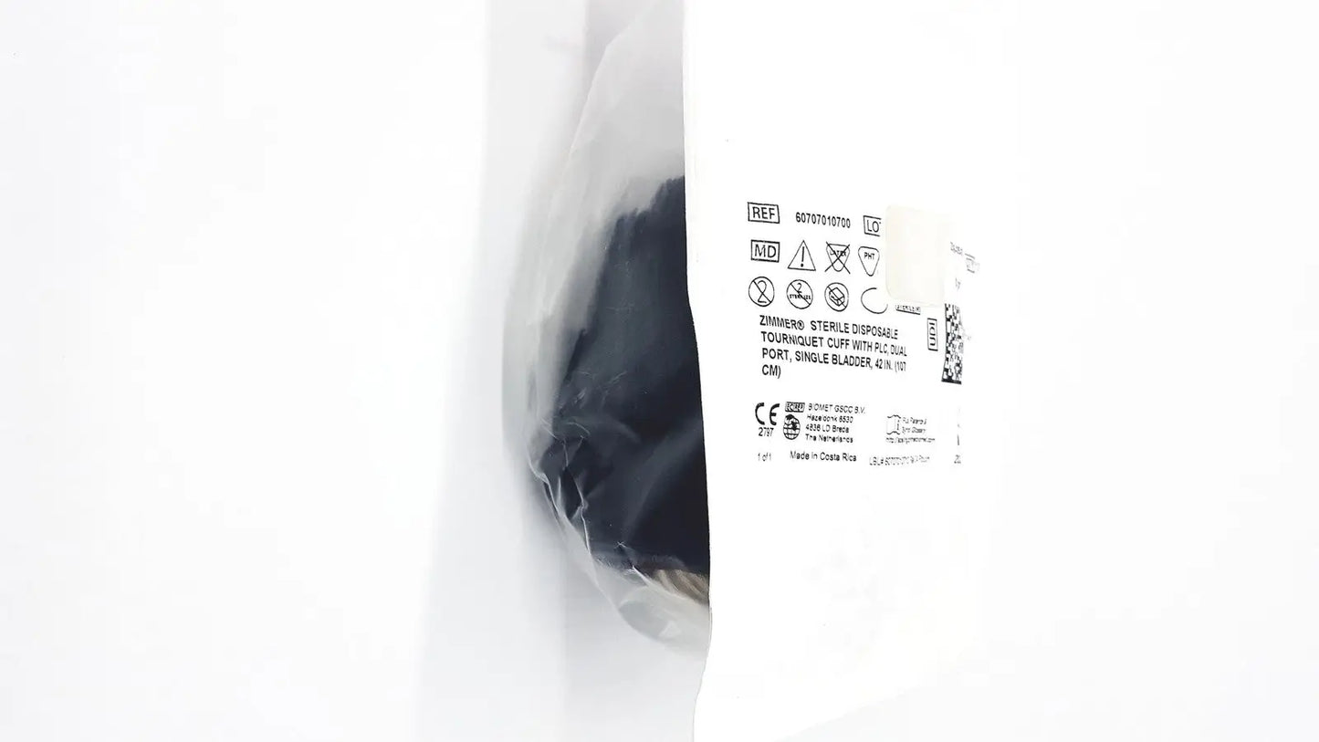 Zimmer 60707010700 Disposable Tourniquet Cuff Single Bladder 42in