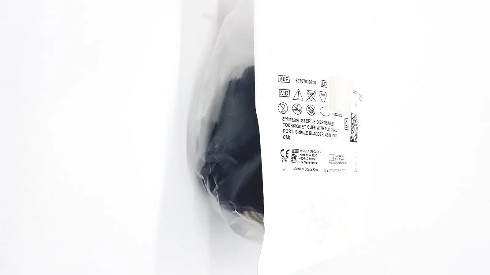 Zimmer 60707010700 Disposable Tourniquet Cuff Single Bladder 42in