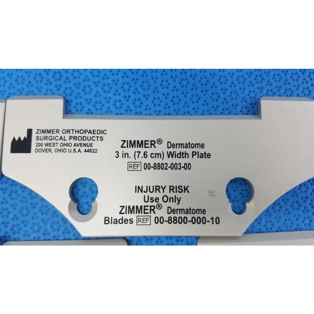 Zimmer 8821-01 Electric Dermatome AutoClave Case