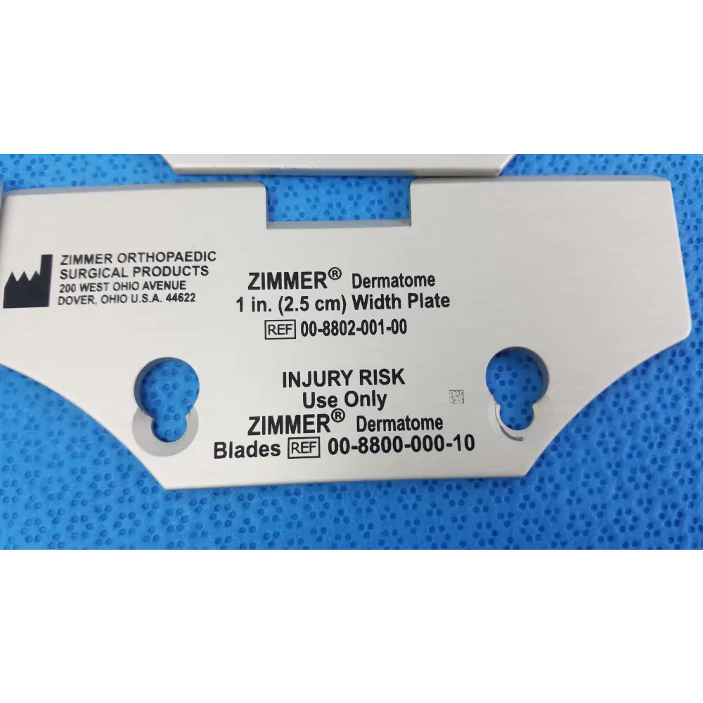 Zimmer 8821-01 Electric Dermatome AutoClave Case