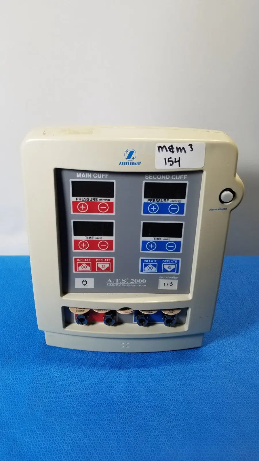 Zimmer ATS 2000 Automatic Tourniquet System – Dual Cuff Control Unit