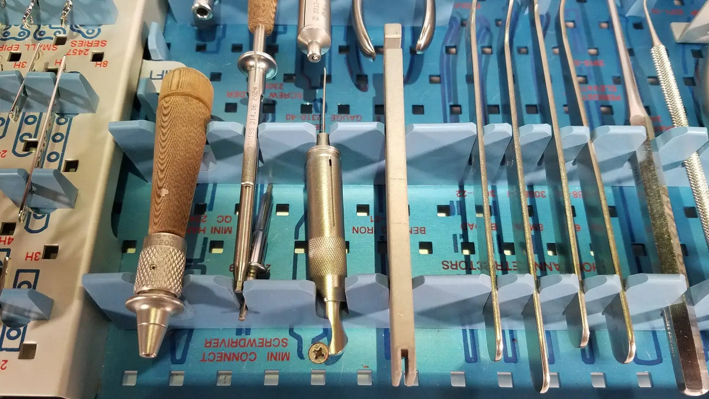 Zimmer Mini Fragment Set 2600-07 Fracture Management - Surgical Instrument