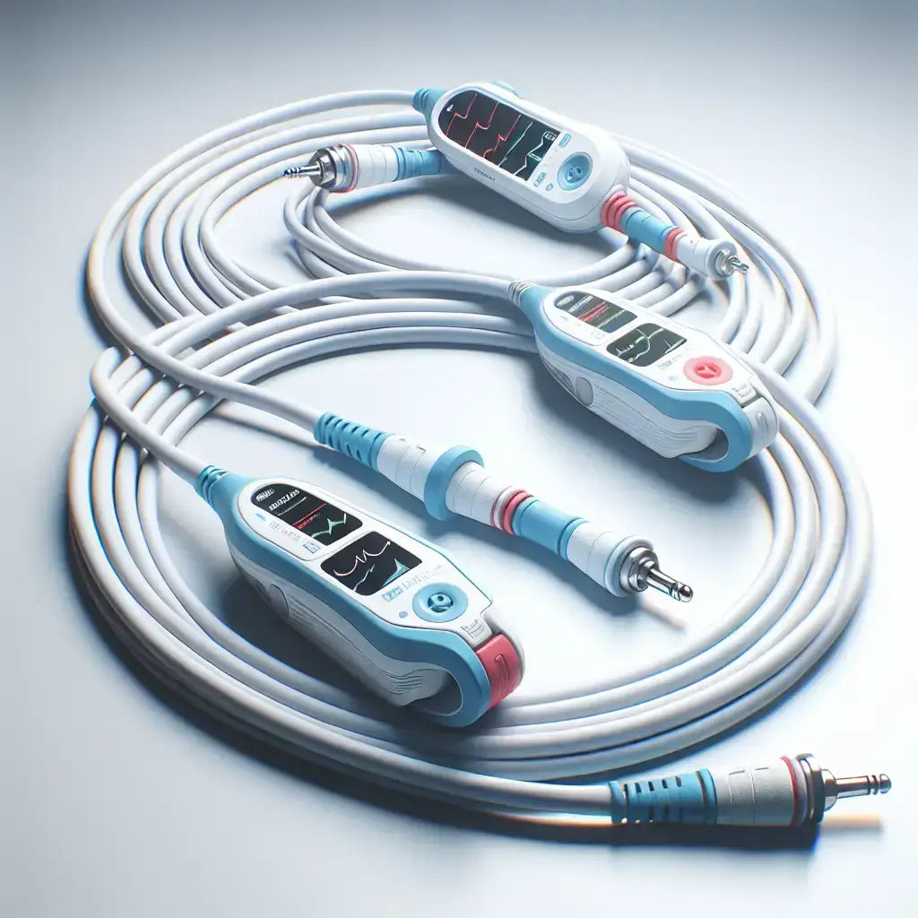 ZOLL 3-Lead ECG/EKG Patient Monitoring Cable- lot of 2 - Cable