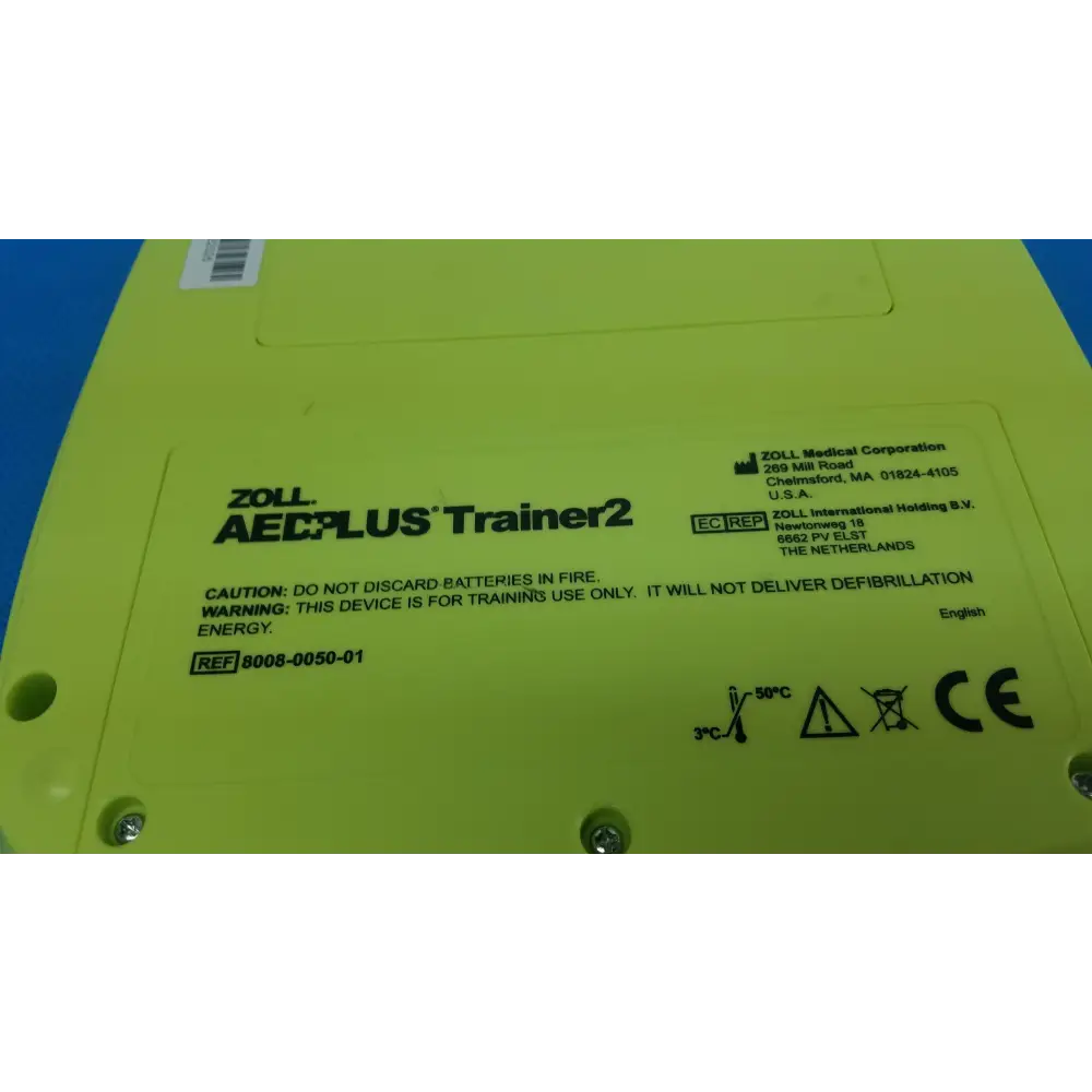 ZOLL AEC PLUS Trainer 2 AED with CPR-D-padz - REF 8008-0050-01 - Training Unit